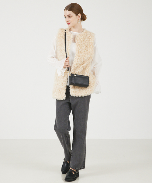 soeur ショルダーバッグ バッグ SOEUR/フラップショルダーBAG