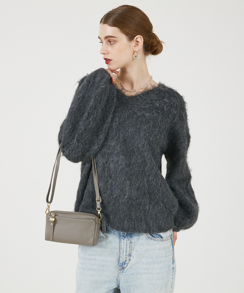 soeur ショルダーバッグ バッグ SOEUR/フラップショルダーBAG