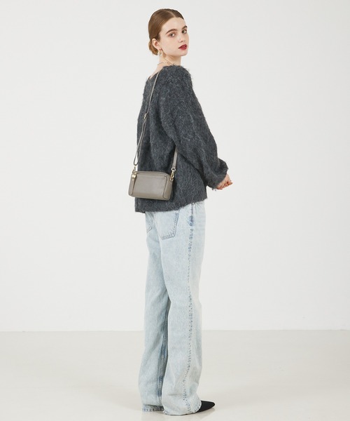 ショルダーバッグ・ポシェット soeur Soeur スール Bellissima マキシ クロスボディバッグ レザー