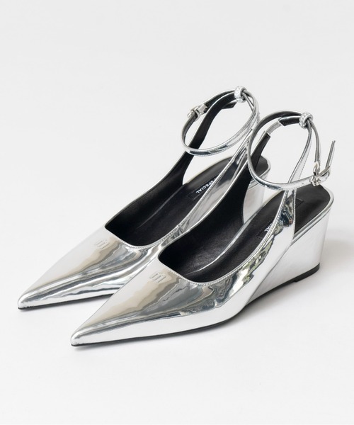 2WAYポインテッドウェッジパンプス 36【MAISON SPECIAL】 MAISON SPECIAL パンプス 2way Pointed Wedge Pumps/2WAYポイン