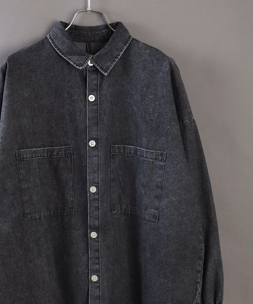 WESTSEA（ウエストシー） シャツ 6oz インディゴデニム オーバーサイズ