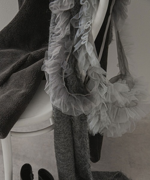 チュールバック rectangle（レクタングル） ショルダーバッグ バッグ シアーチュール