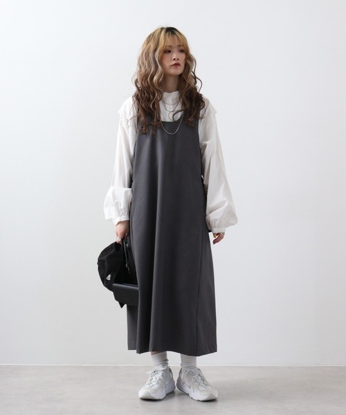 ジャンパースカート A.N.L 脇テープジャンスカ : ZOZOTOWN Yahoo