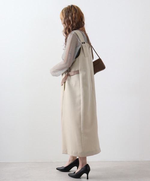 ジャンパースカート A.N.L 脇テープジャンスカ : ZOZOTOWN Yahoo