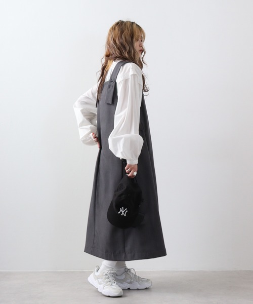 ジャンパースカート A.N.L 脇テープジャンスカ : ZOZOTOWN Yahoo