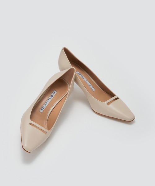 PELLICO | アネッリソレッラ エナメル パンプス 1.0cm BEIGE