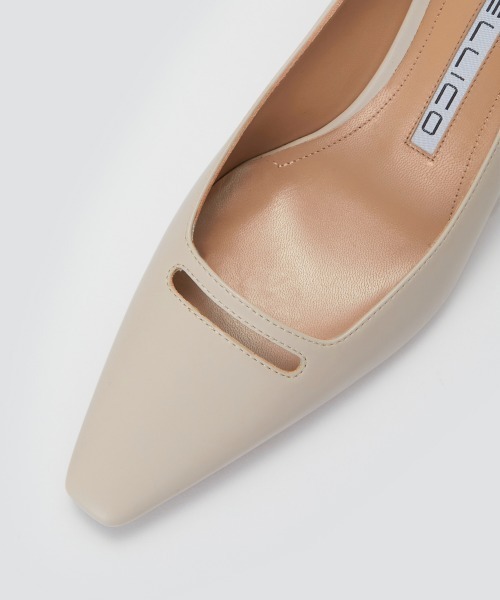 PELLICO パンプス VENERE アネッリソレッラ スムース 6.5cm ASH