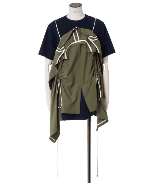 セール】DENIM DETAIL DOCKING T-SH【セットアップ着用可能