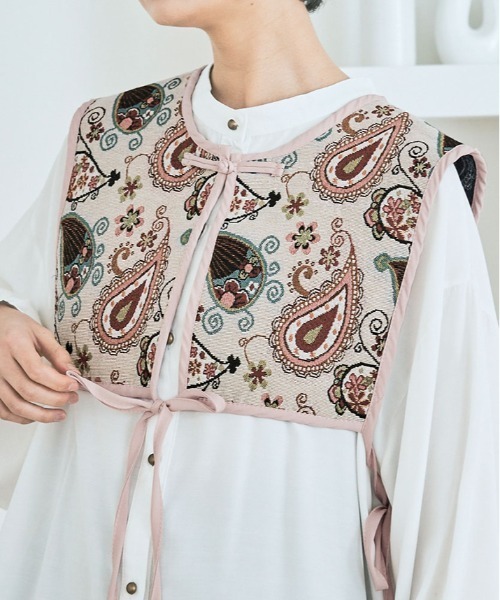 ベスト ジレ 総柄 ビスチェ レディース : ZOZOTOWN Yahoo!店