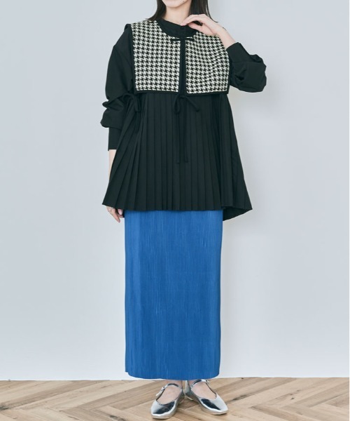 新品タグ付き　ビアズリー　麻ベスト　ジレ allureville ベスト ジレ 「セットアップ対応可能」麻調カルゼ