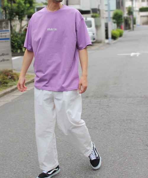 XLARGE エクストララージ 半袖 Tシャツ 紫 XLARGE tシャツ 「XLARGE」エクストララージ S/S TEE STANDARD
