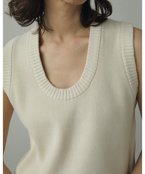 anuke(アンヌーク) ニット セーター Round Knit Vest レディース anuke(アンヌーク) ニット セーター Round Knit Vest レディース
