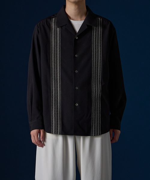 UNITED TOKYO（ユナイテッドトウキョウ） シャツ スモッキング刺繍