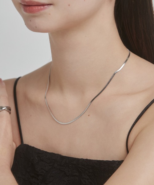 ciite' ネックレス 「 金属アレルギー対応 」 2mm幅 スネークチェーン