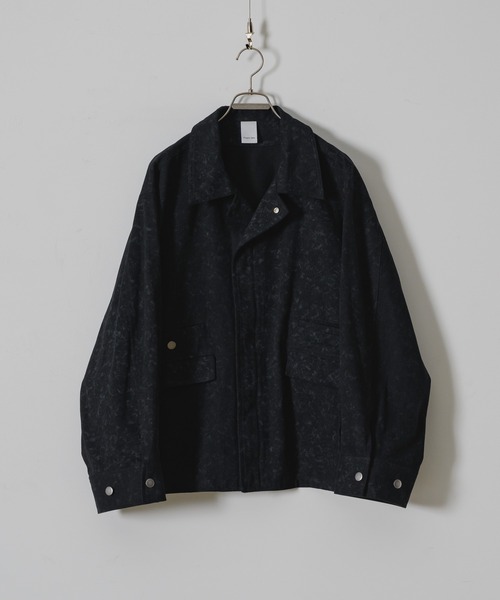 Casper John ブルゾン アウター Bleach twill flight blouson