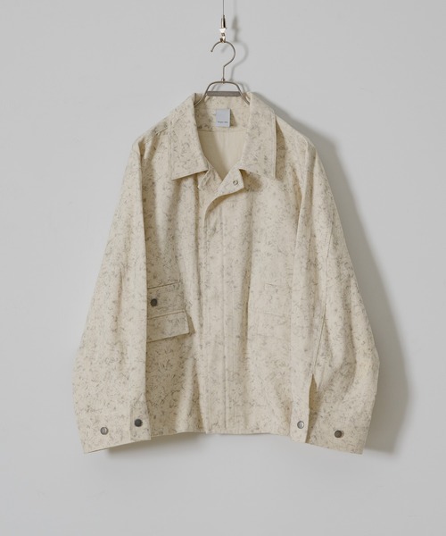 Casper John ブルゾン アウター Bleach twill flight blouson