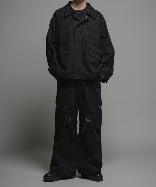 Casper John ブルゾン アウター Bleach twill flight blouson