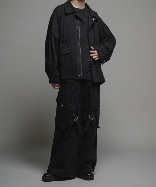 Casper John ブルゾン アウター Bleach twill flight blouson