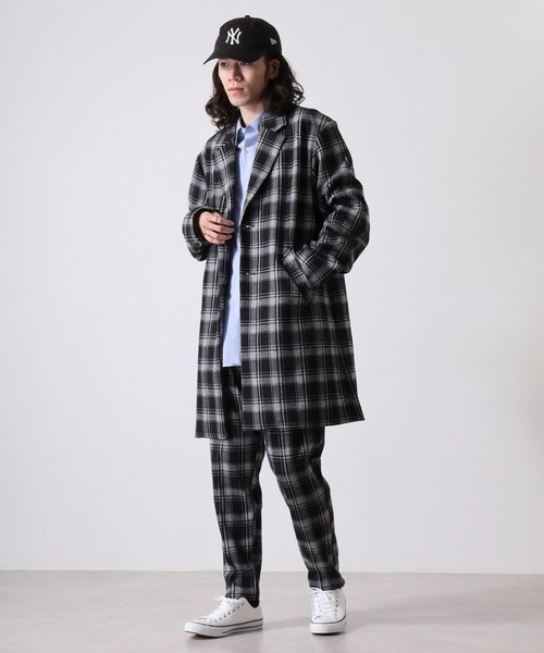 チェスターコート Mサイズ Rocky Monroe チェスターコート コート オーバーサイズテック