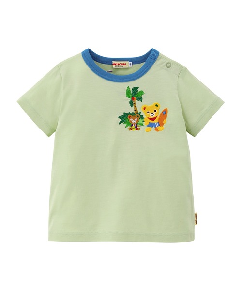 MIKI HOUSE（ミキハウス） tシャツ 接触冷感 南国プッチー半袖Tシャツ