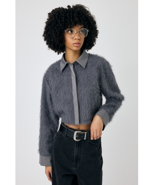 ブラウス シャツ FRINGE CROPPED シャツ レディース