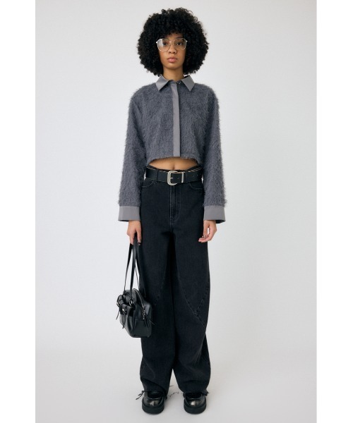 ブラウス シャツ FRINGE CROPPED シャツ レディース MOUSSY ブラウス シャツ FRINGE CROPPED レディース : ZOZOTOWN