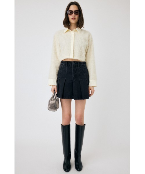 ブラウス シャツ FRINGE CROPPED シャツ レディース MOUSSY ブラウス シャツ FRINGE CROPPED レディース : ZOZOTOWN