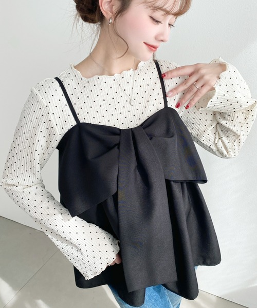 reformation キャミソール　ビスチェ ストレッチミックスツイルペプラムビスチェ - トップス通販 | 人気