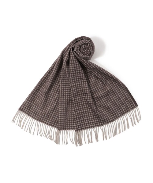 TOMORROWLAND（トゥモローランド） マフラー シルク ハウンドトゥース