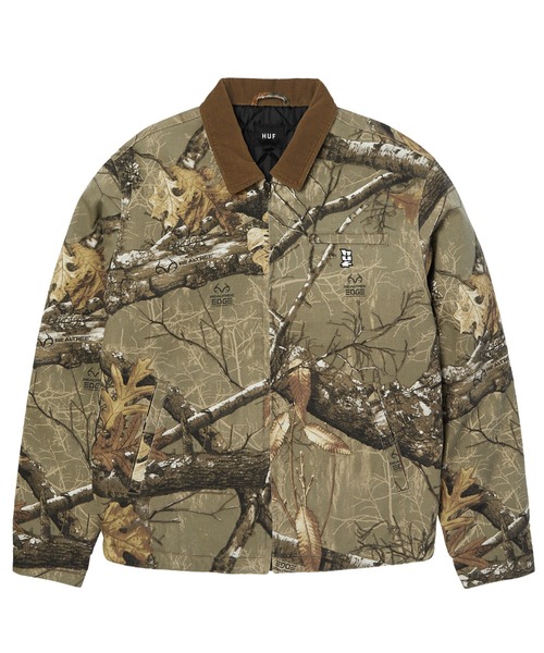 ハフ HUF リアルツリー ジャケット アウター マウンテンパーカー HUF ブルゾン アウター REALTREE MEGABLAST WORK JACKET / ハフ