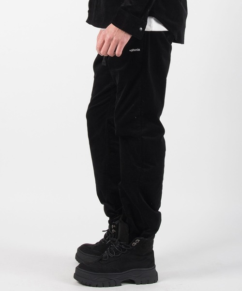 「+phenix」 コーデュロイパンツ S ブラック メンズ_画像2