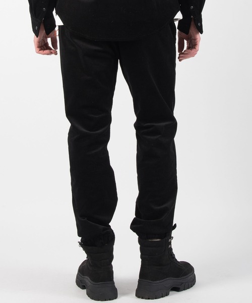 「+phenix」 コーデュロイパンツ S ブラック メンズ_画像3