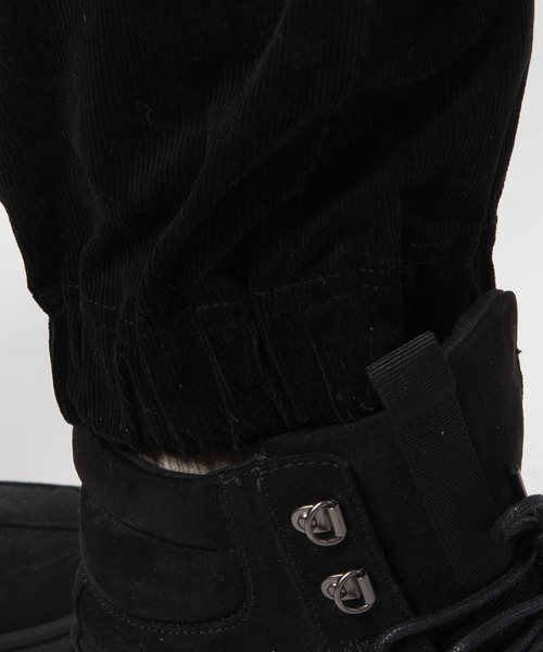 「+phenix」 コーデュロイパンツ S ブラック メンズ_画像9