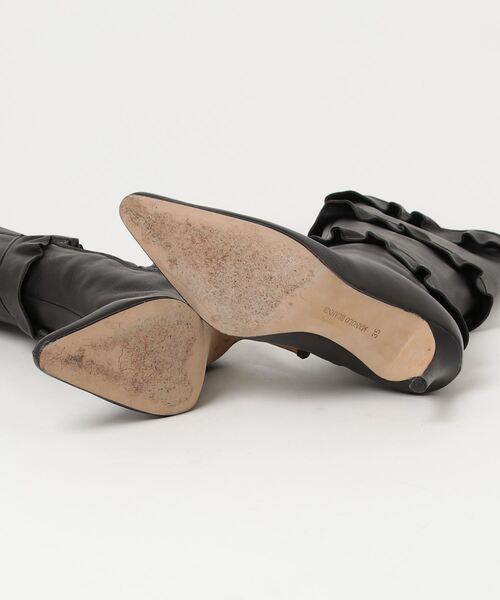 「Manolo Blahnik」 ロングブーツ 35 ブラック レディース_画像3