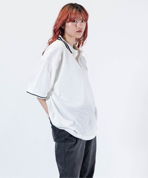 THRASHER（スラッシャー） ポロシャツ 半袖 「at」「THRASHER