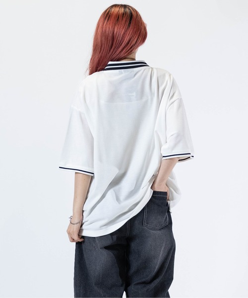 THRASHER（スラッシャー） ポロシャツ 半袖 「at」「THRASHER