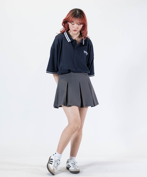 THRASHER（スラッシャー） ポロシャツ 半袖 「at」「THRASHER