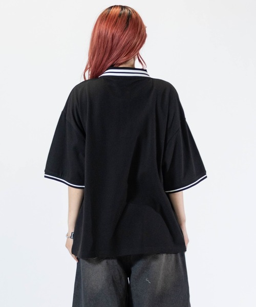 THRASHER（スラッシャー） ポロシャツ 半袖 「at」「THRASHER