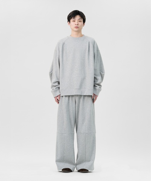 LAPIIS トレーナー スウェット OVERSIZED SLITBACK SWEAT SHIRTS 
