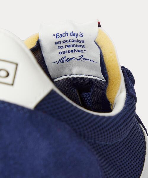 【Ralph Lauren】スエード×メッシュのPRL Trail 100スニーカー POLO RALPH LAUREN スニーカー PRL Trail 100 スエード