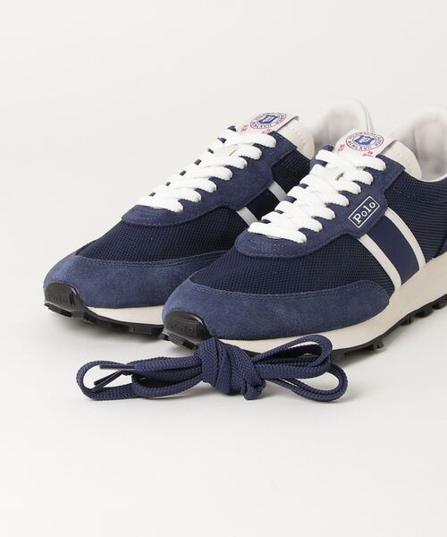 【Ralph Lauren】スエード×メッシュのPRL Trail 100スニーカー POLO RALPH LAUREN スニーカー PRL Trail 100 スエード