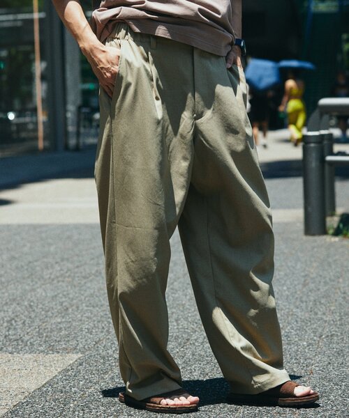 ジャーナルスタンダードラックス | ツイル 1タックパンツ JOURNAL STANDARD LUXE（ジャーナルスタンダード ラックス）の