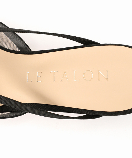 LE TALON パンプス 3.5cmシアーリボンミュール : ZOZOTOWN Yahoo