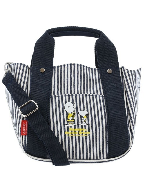 PEANUTS トートバッグ 「PEANUTS/ピーナッツ」 500mlペットボトル収納