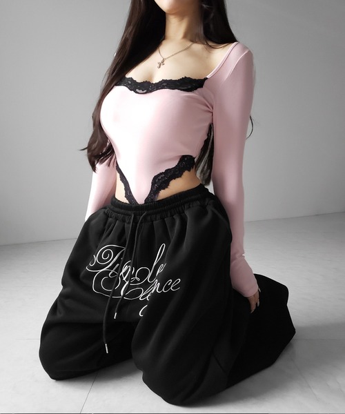 トップス me!! me+em select（ミームセレクト） tシャツ 「 3color 」カットアウト