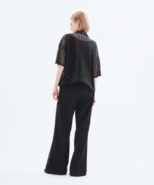 selle glant /コードレースワイドスラックスパンツ selle glant スラックス CODE LACE WIDE SLACKS PANTS/コード
