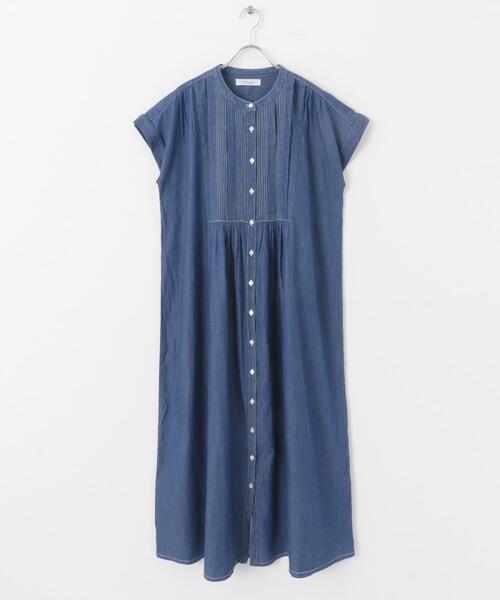 URBAN RESEARCH Sonny Label ワンピース デニムピンタックヨーク