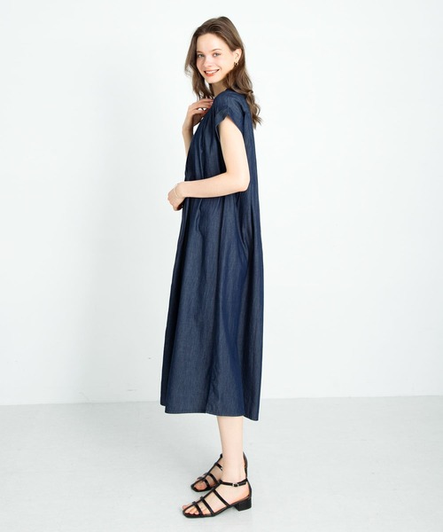 新品◆デニムピンタックヨークワンピース◆Sonny Label◆アーバンリサーチ URBAN RESEARCH Sonny Label ワンピース デニムピンタックヨーク