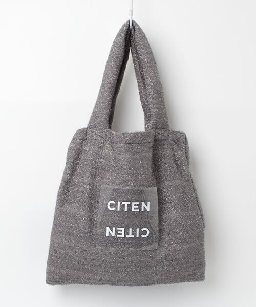 CITEN＞クリアロゴ ポケット トートバッグ