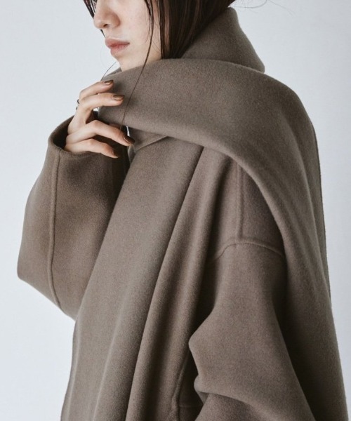 TODAYFUL 「TODAYFUL」 ノーカラーコート 38 チャコールグレー